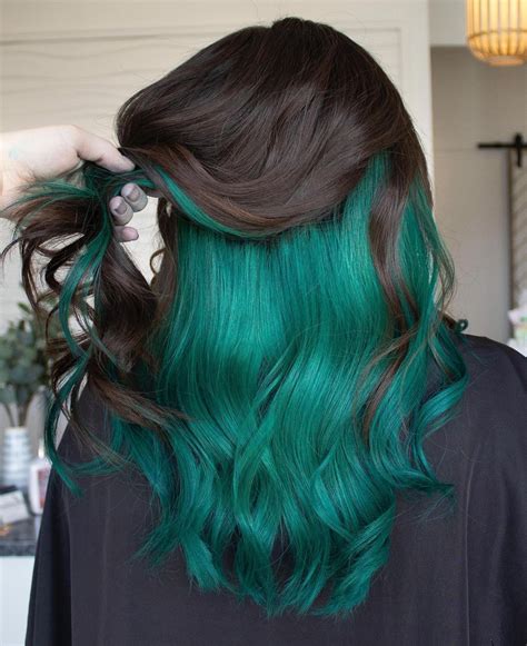 10+ Black Hair With Green Underneath – The FSHN