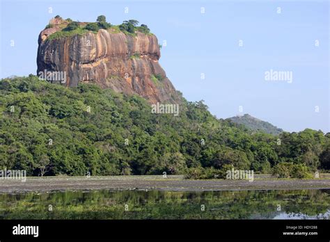 Lion Rock Sri Lanka Stock Photo - Alamy