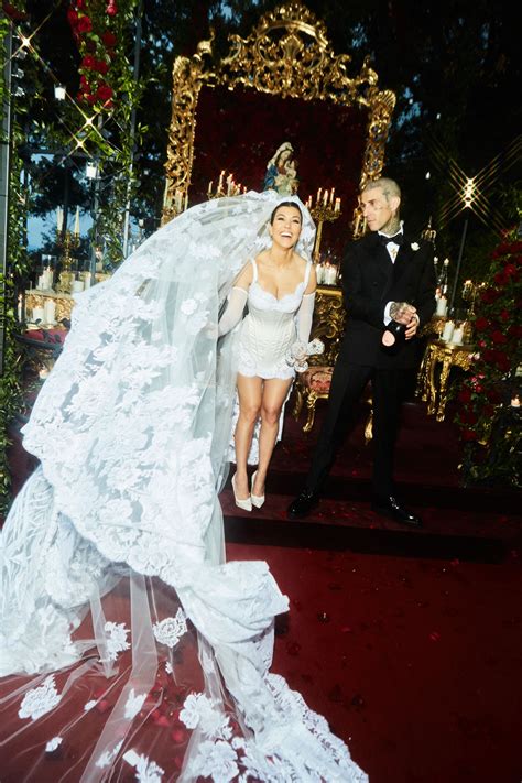 Kourtney Kardashian & Travis Barker's Wedding Photos