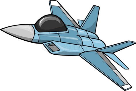 Fighter Jet Plane Vector Clipart