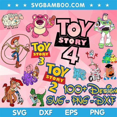 Toy Story All Characters SVG Bundle, Toy Story 4 SVG Bundle