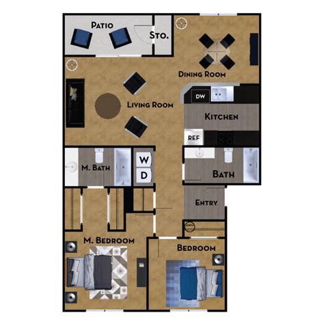 Northwood Ridge Floor Plans | 1, 2 & 3 Bedroom Apartments For Rent