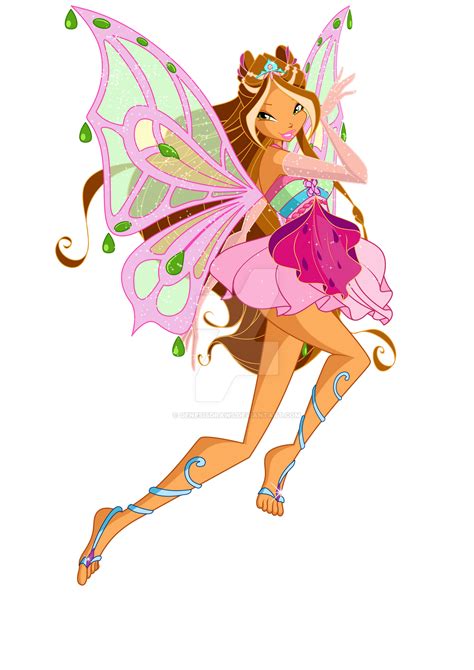 Winx Club - Flora Enchantix by GenesisDraws on DeviantArt