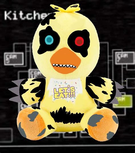 Nightmare Chica Plush Drawing!!!💛💫👑 | Plushtuber Hangout Amino