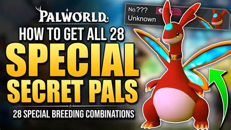 DPJ: Palworld - How To Get All 28 SPECIAL PAL BREEDING COMBINATIONS ...