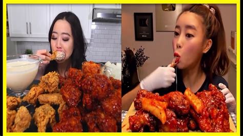 (ASMR) Chinese various food challenges Mukbang Eating show #1 - YouTube