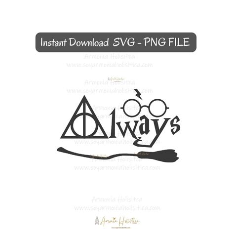 Potter Brille SVG, HP Brille png, Potter immer SVG, digitaler Download ...