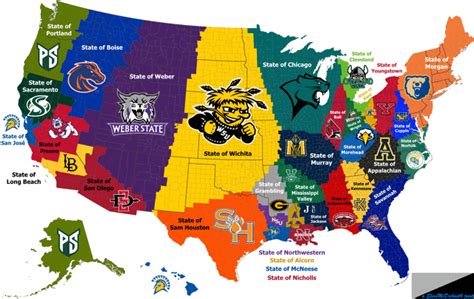 The United Non-States of College Basketball: A Map : r/appstate