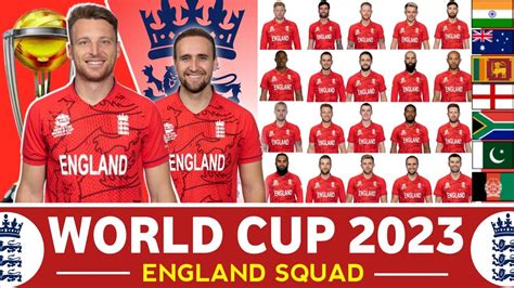 ICC World Cup 2023 | England Squad for ODI World Cup 2023 | ODI World ...