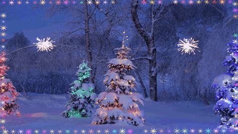 Merry Christmas Christmas Tree GIF - MerryChristmas ChristmasTree Snow ...