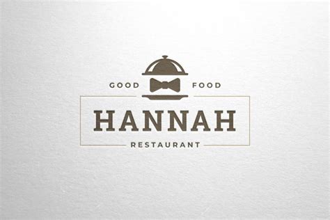 Minimalist restaurant logo design