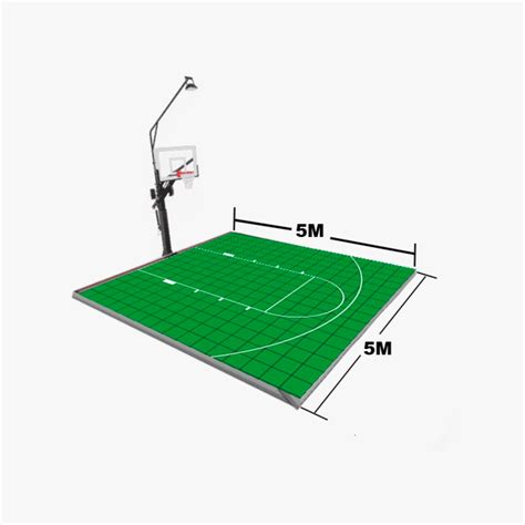 Kangaroo Courts Basketball Court Flooring Tiles - 5mx5m - Bunnings ...