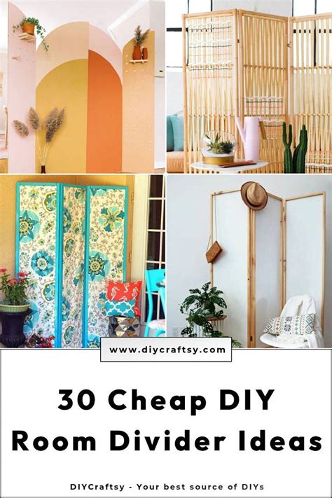 30 Cheap DIY Room Divider Ideas