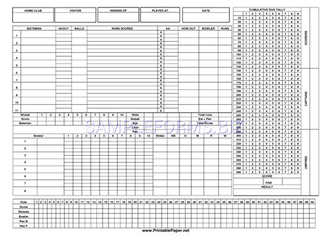 Cricket score sheet download - chatsubtitle