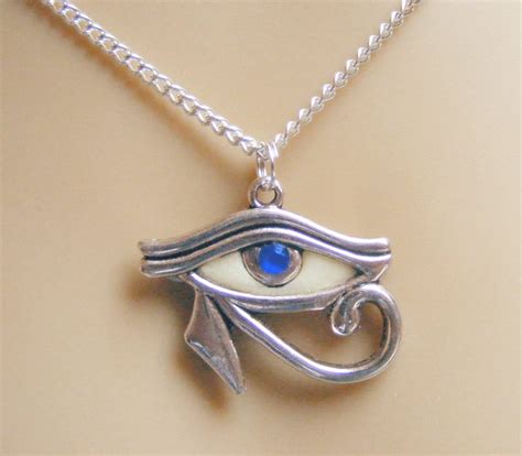 Eye of Horus Pendant Eye of Horus Necklace Glow in the Dark