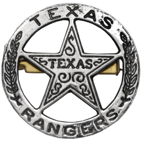 Texas Rangers Circle Star Cut Out Badge | From The Armoury