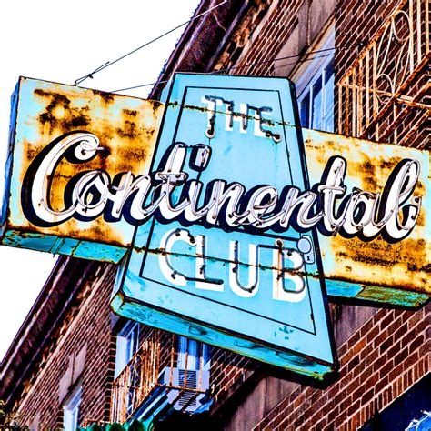 Continental Club Sign