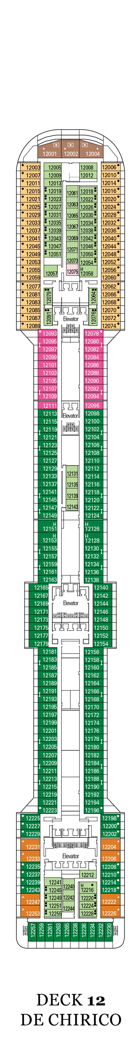 MSC Splendida Deck Plans | CruiseInd