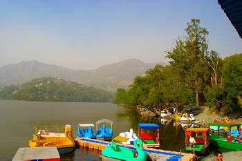 Naukuchiatal or Lake with nine corners near Nainital