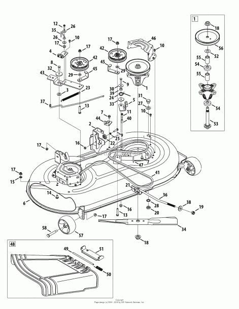 42 Inch Craftsman Riding Mower Drive Belt Diagram