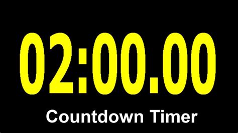 2 minute countdown timer mission impossible - YouTube