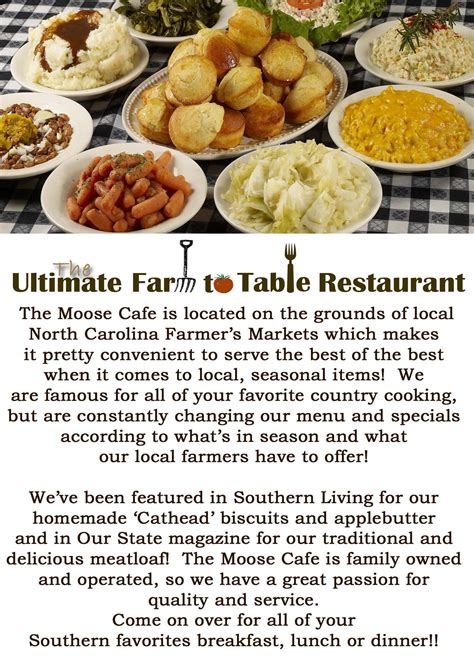 Moose Cafe ‹ Farm to Table Restaurant in Asheville, Hendersonville ...