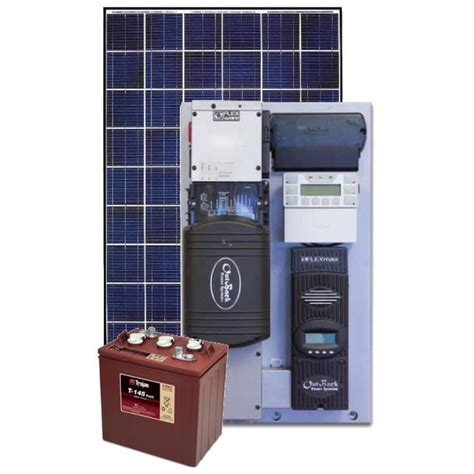 Outback Power VFXR 4,050 Watt Off Grid Solar System | Solar panels for ...