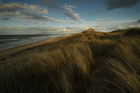 Sand Dunes Landscape Print - Bamburgh Castle | Paul Grogan