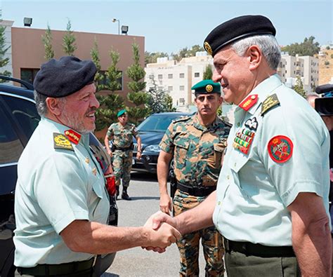 Jordanian King Visits Armed Forces General Command | Al Defaiya