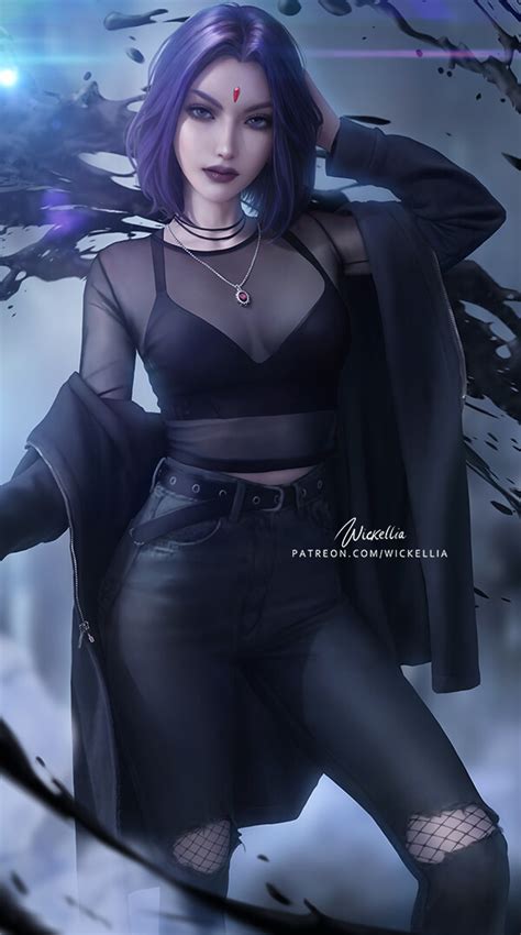 ArtStation - Raven - Teen Titans