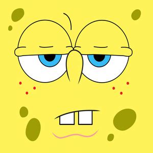 spongebob bored face - Discord Pfp