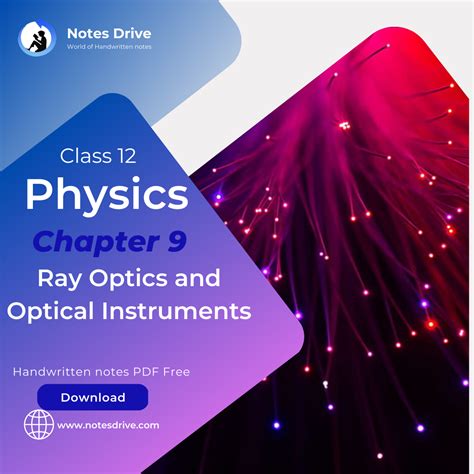 Class 12 Physics Chapter 9 Ray Optics and Optical Instruments ...