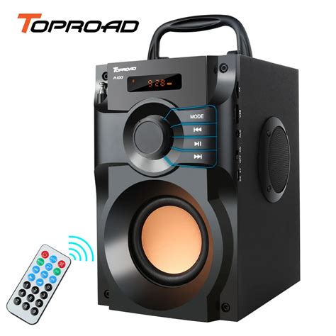 TOPROAD Wireless Bluetooth Speaker Super Bass Subwoofer EQ ...