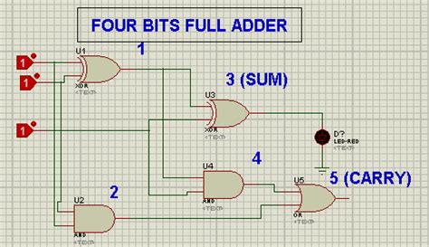 2 Bit Adder Circuit Diagram - Wiring Diagram and Schematics