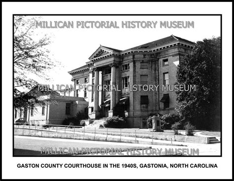 Gaston County Courthouse in the 1940s, Gastonia, North Carolina ...