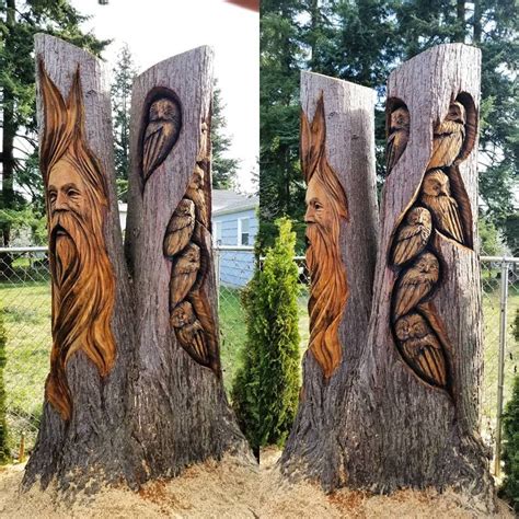 Wood Spirt Chainsaw Carving - campestre.al.gov.br