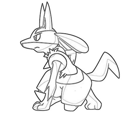 Lucario Coloring Pages - Coloring Home