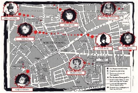 Jack the Ripper Walking Tour Map London