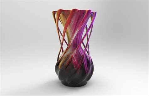 Multicolor Vase 3D model 3D printable | CGTrader