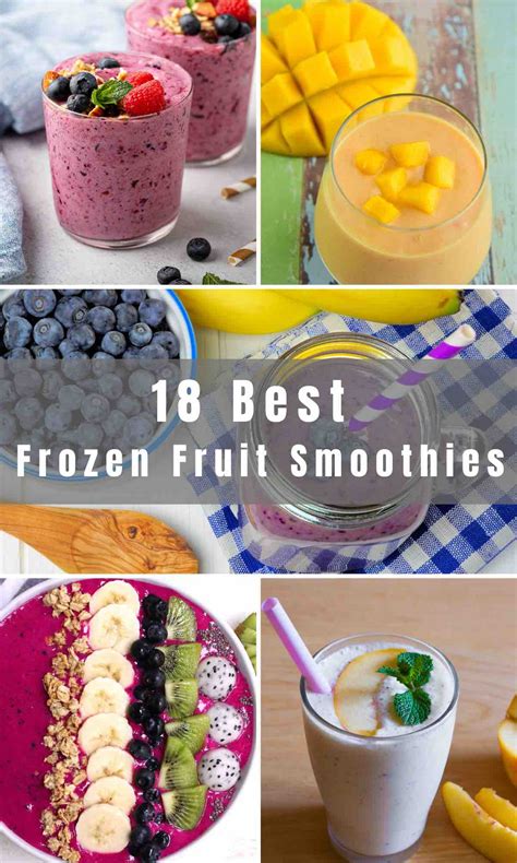 18 Easy Frozen Fruit Smoothie Recipes - IzzyCooking