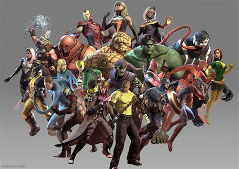 3d Marvel Game Characters 14