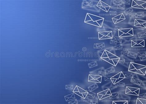 Digital mail background stock illustration. Illustration of ...