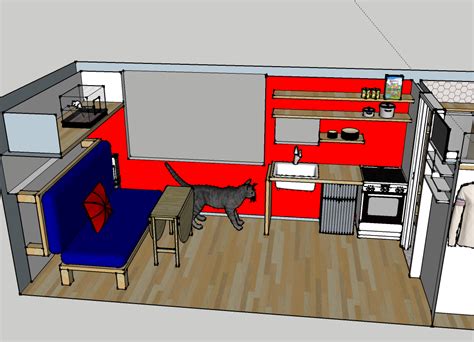 Tiny House Design (SketchUp) by Chase Bailey at Coroflot.com