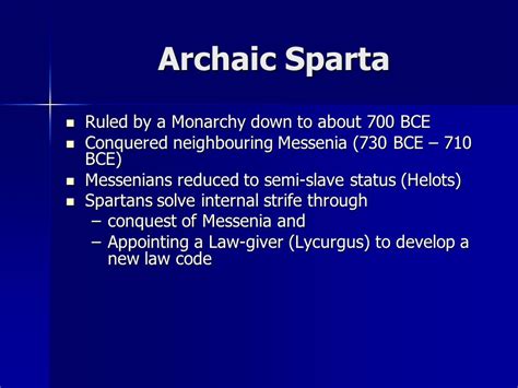 Archaic Greece (800 BCE – 500 BCE) The rise of Athens, Sparta, Draco ...