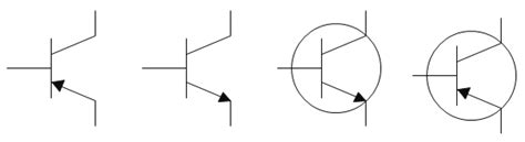 Symboles de semi-conducteur pour le schéma électrique