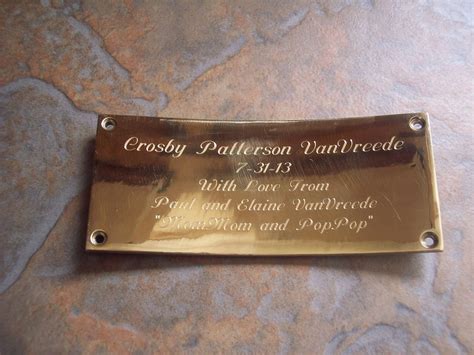 Custom Engraved Plaque (Metal Work) by Daniel Mcquestion Fine Art ...