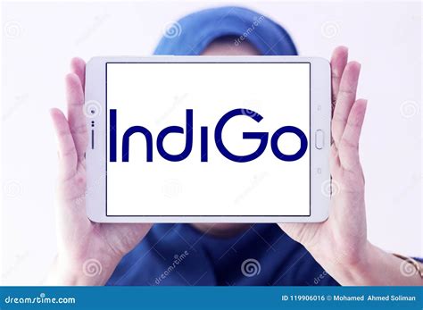 IndiGo airlines logo editorial photo. Image of brand - 119906016