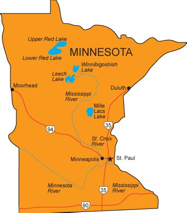 Map Of Northern Mn Lakes