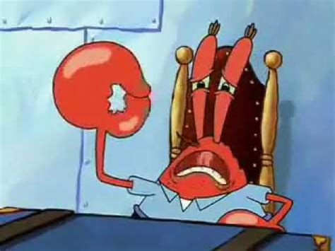 Mr Krabs sad violin oh boo hoo let me play a sad song on the smallest ...