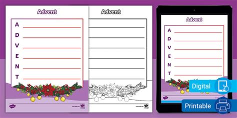 Advent Acrostic Poem for Kids | Christmas Printables